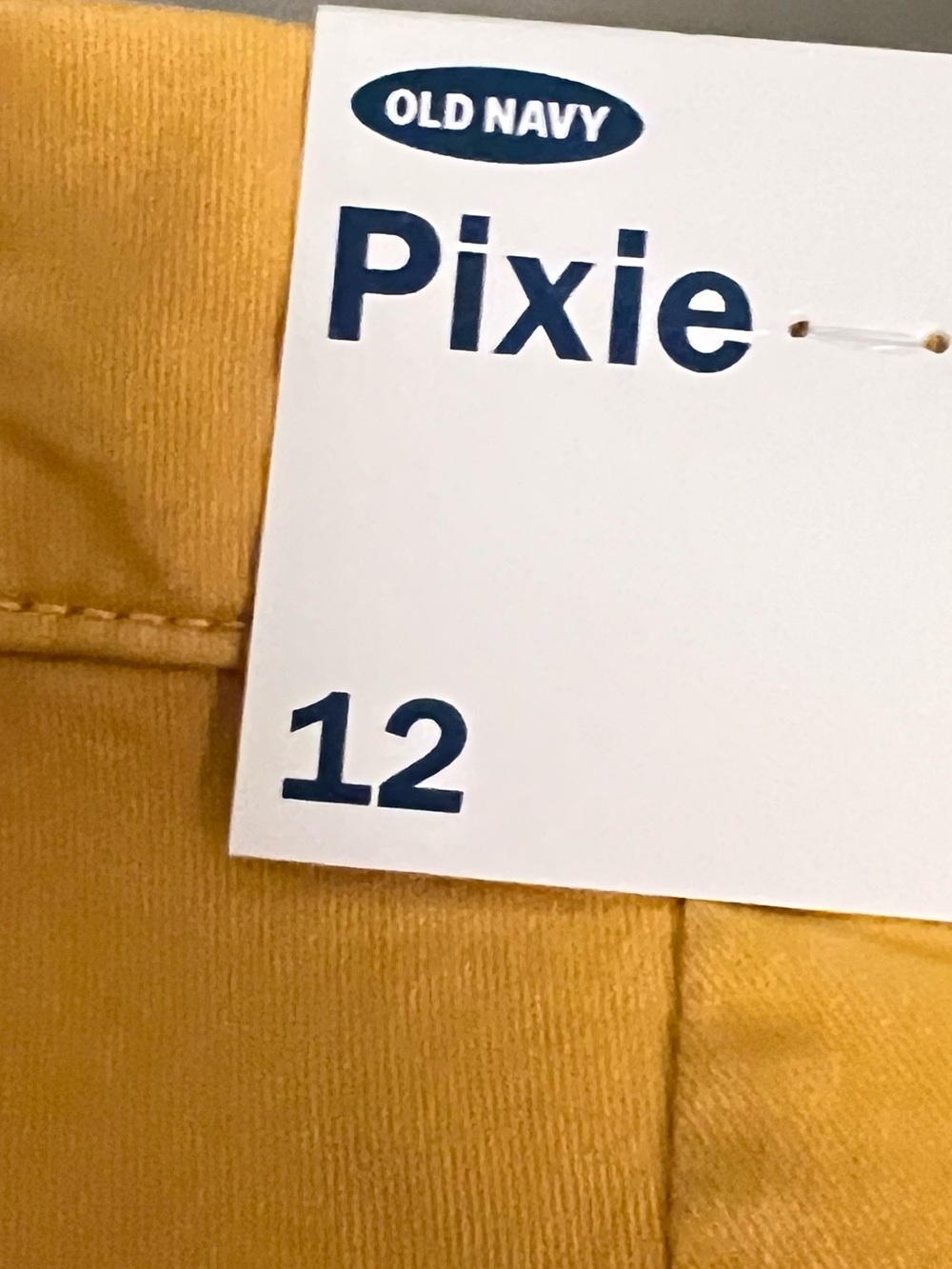 Old Navy Pixie Pants in Mustard Yellow - Picture 6 of 8